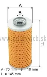 SH78000 filter hydrauliky DESTA, brú