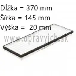 SC60165=334/R3159 filter kab.JCB86C1
