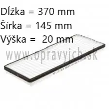 SC60165=334/R3159 filter kab.JCB86C1