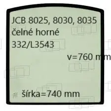 sklo 332/L3543 čelné vrch.JCB8025-35