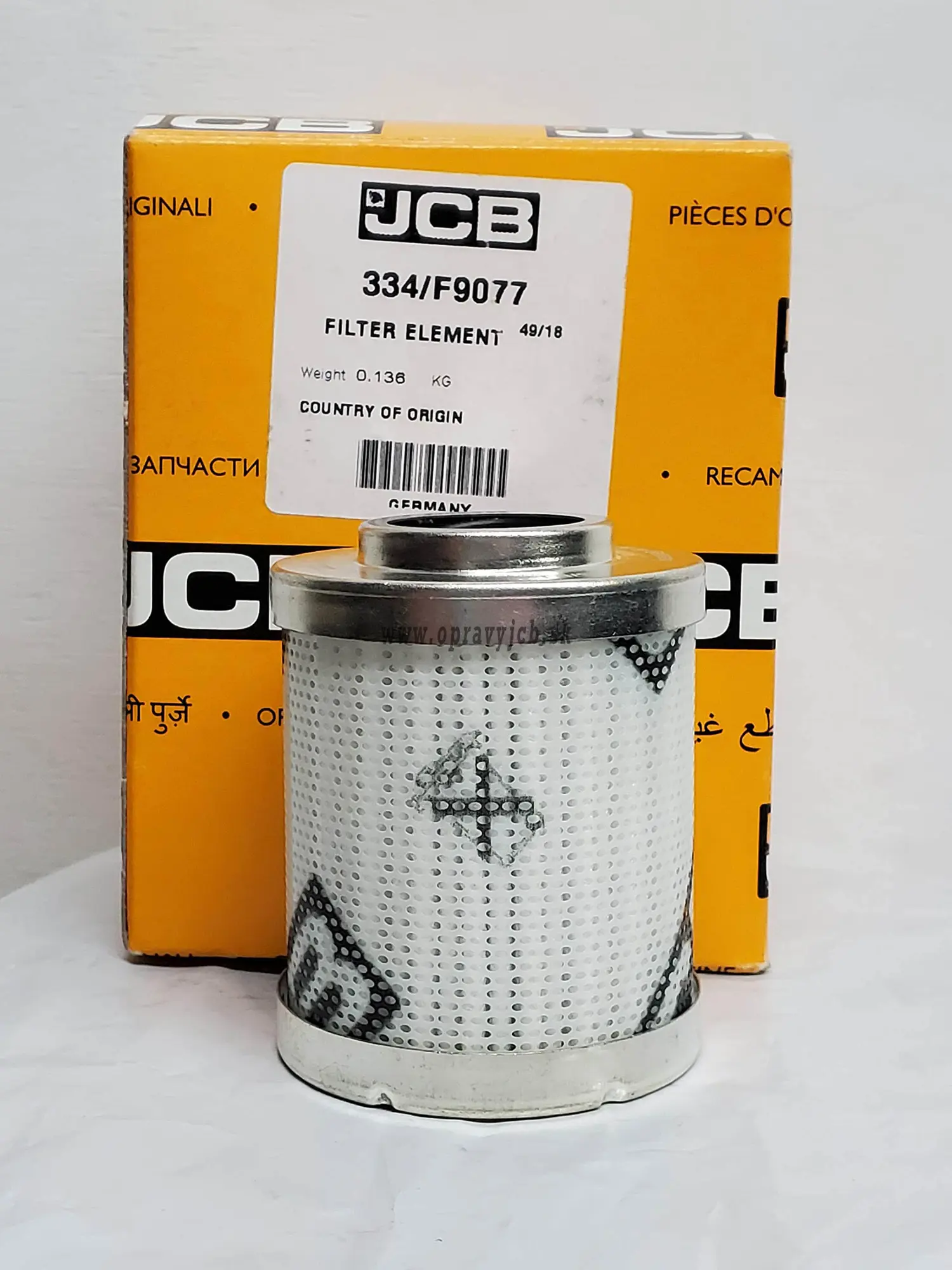 334/F9077 filter hydrauliky JCB52560